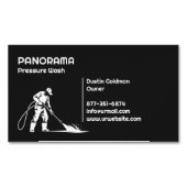 Wasserdruckabfall Magnetische Visitenkarte (Vorderseite)