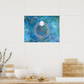 Wasserdruckring Poster (Küche)