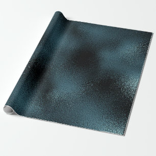Wasserdschungel-aquamarines blaues geschenkpapier