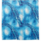 Wasserduschvorhang Duschvorhang (Vorderseite)