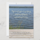 Wassereinladung Einladung (Rückseite)