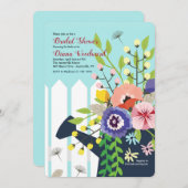 Wassereinladung kann blühen einladung (Vorne/Hinten)