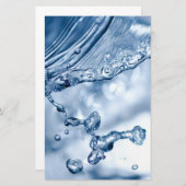 Wassereinschlag Briefpapier (Vorne/Hinten)