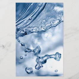 Wassereinschlag Briefpapier