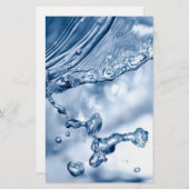 Wassereinschlag Briefpapier (Vorne/Hinten)