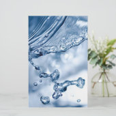 Wassereinschlag Briefpapier (Stehend Vorderseite)