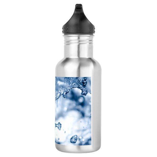 Wassereinschlag Edelstahlflasche (Rechts)
