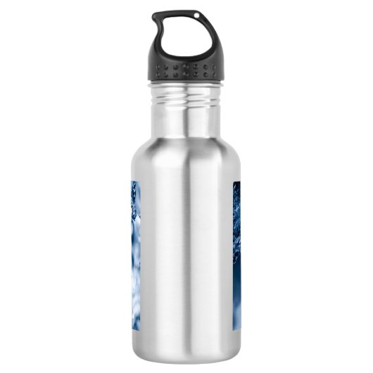 Wassereinschlag Edelstahlflasche (Rückseite)