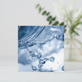 Wassereinschlag Karte (Stehend Vorderseite)