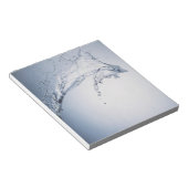 Wassereinschlag Notizblock (angewinkelt)