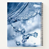 Wassereinschlag Notizblock (Rückseite)