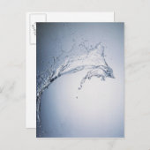 Wassereinschlag Postkarte (Vorne/Hinten)