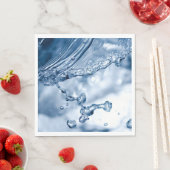 Wassereinschlag Serviette (Beispiel)