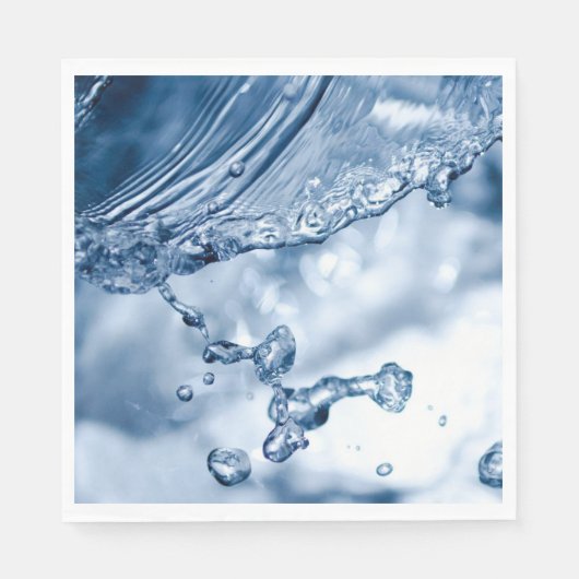 Wassereinschlag Serviette (Vorderseite)