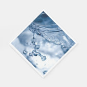 Wassereinschlag Serviette (Ecke)