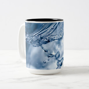 Wassereinschlag Zweifarbige Tasse