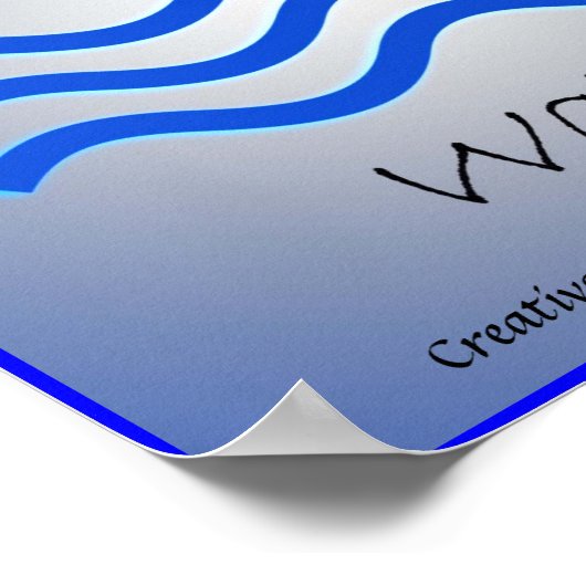 Wasserelement Poster (Ecke)