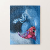 Wasserelement und Fisch Puzzle (Vertikal)