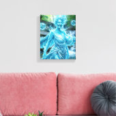 Wasserelementar Leinwanddruck (Insitu (Wohnzimmer))