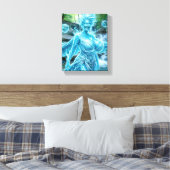 Wasserelementar Leinwanddruck (Insitu (Schlafzimmer))
