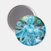 Wasserelementar Magnet (Vorderseite/Rückseite)