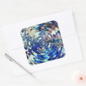 WASSERELEMENTE QUADRATISCHER AUFKLEBER (Umschlag)