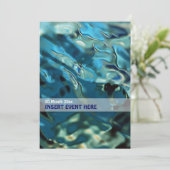 Wasserenergiegeschäft Einladung (Stehend Vorderseite)