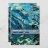 Wasserenergiegeschäft Einladung (Vorne/Hinten)