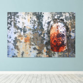 Wasserentwässerung Urban Decke große Artwork Leinwanddruck (Insitu (Holzboden))