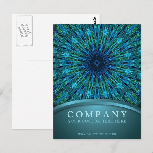 Wasserexplosion Postkarte (Vorne/Hinten)