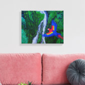 Wasserfahne Leinwanddruck (Insitu (Wohnzimmer))