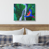 Wasserfahne Leinwanddruck (Insitu (Schlafzimmer))