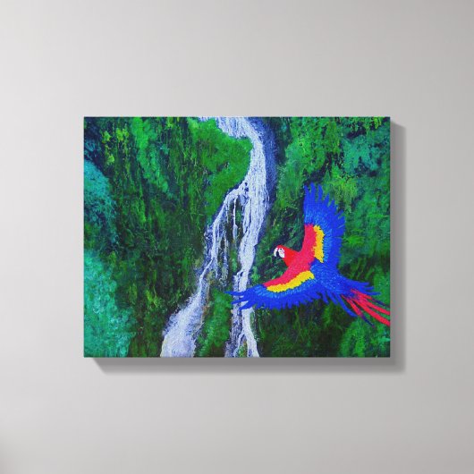 Wasserfahne Leinwanddruck (Vorderseite)