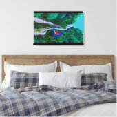 Wasserfahne Leinwanddruck (Insitu (Schlafzimmer))