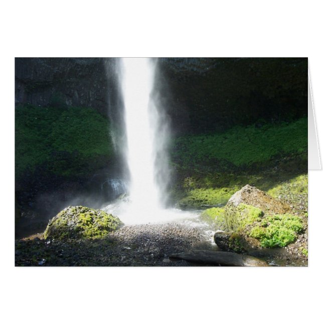 Wasserfall. (Vorderseite (Horizontal))