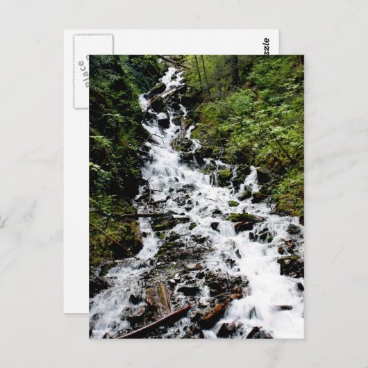 Wasserfall2 Postkarte (Vorne/Hinten)
