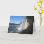 Wasserfall 1, Venezuela Dschungel Landschaft Kunst Karte (Gelbe Blume)