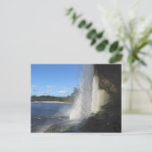 Wasserfall 1, Venezuela Dschungel Landschaft Kunst Postkarte (Stehend Vorderseite)