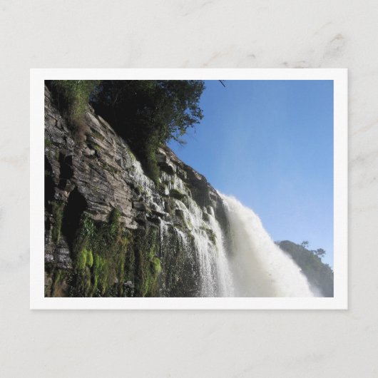 Wasserfall 3 Venezuela Dschungel Postkarte (Vorderseite)
