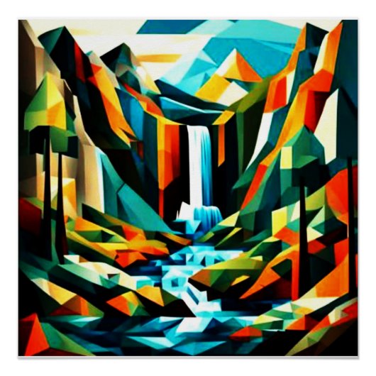 Wasserfall 7 poster (Vorderseite)