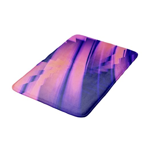 WASSERFALL ABSTRAKT BADEMATTE (Schrägansicht)