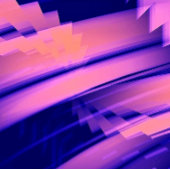 WASSERFALL ABSTRAKT BEDRUCKTER RUCKSACK