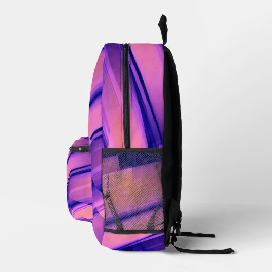 WASSERFALL ABSTRAKT BEDRUCKTER RUCKSACK (Rechts)