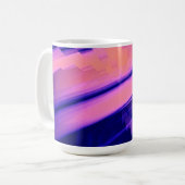 WASSERFALL ABSTRAKT KAFFEETASSE (Vorderseite Links)