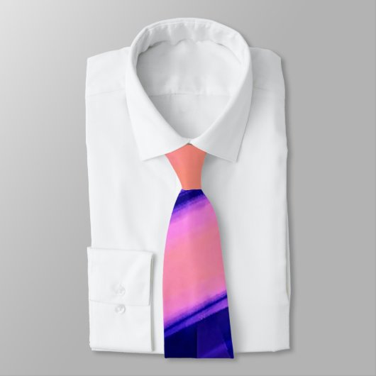 WASSERFALL ABSTRAKT KRAWATTE (Gebunden)
