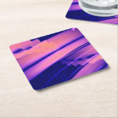 WASSERFALL ABSTRAKT RECHTECKIGER PAPPUNTERSETZER (angewinkelt)