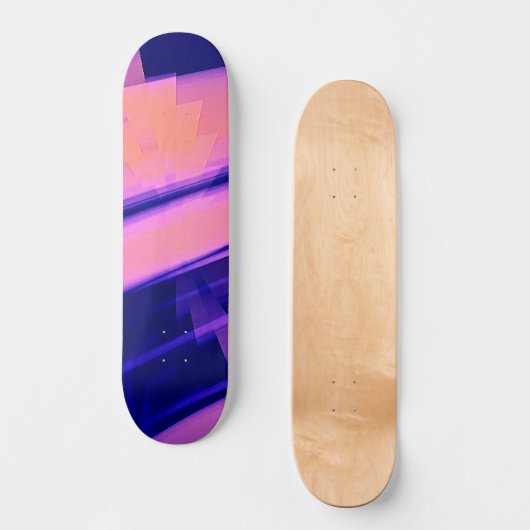 WASSERFALL ABSTRAKT SKATEBOARD (Vorderseite)