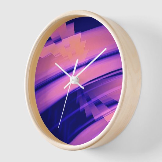 WASSERFALL ABSTRAKT UHR (Winkel)