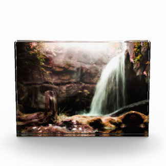 Wasserfall-Acrylblock Fotoblock