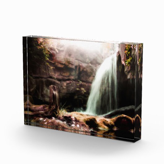 Wasserfall-Acrylblock Fotoblock (Rechts)
